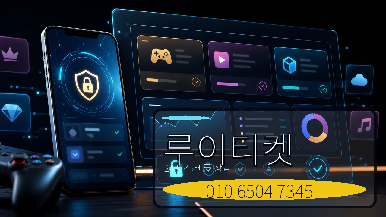 컨텐츠이용료 루이티켓