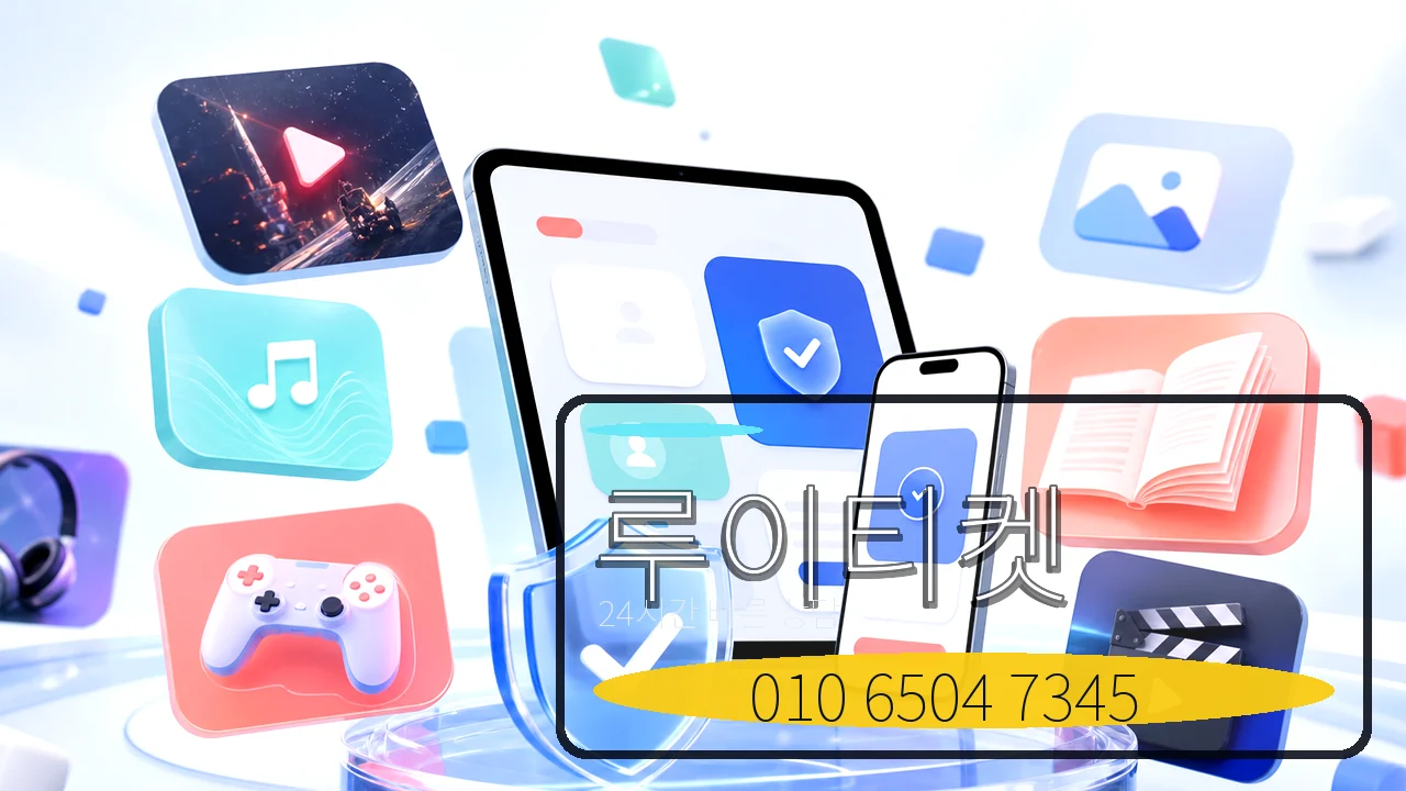 콘텐츠이용료 루이티켓